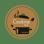 Cream and Black Simple Illustration Catering Logo