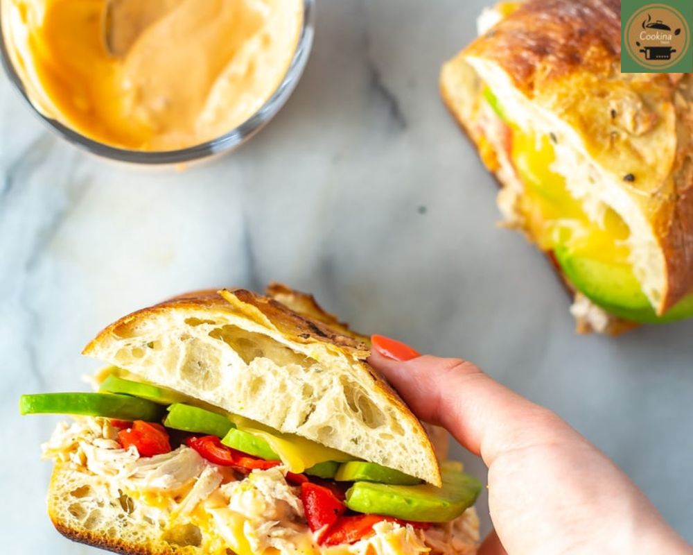 Step By Step Guide For Chipotle Chicken Avocado Melt Sandwich