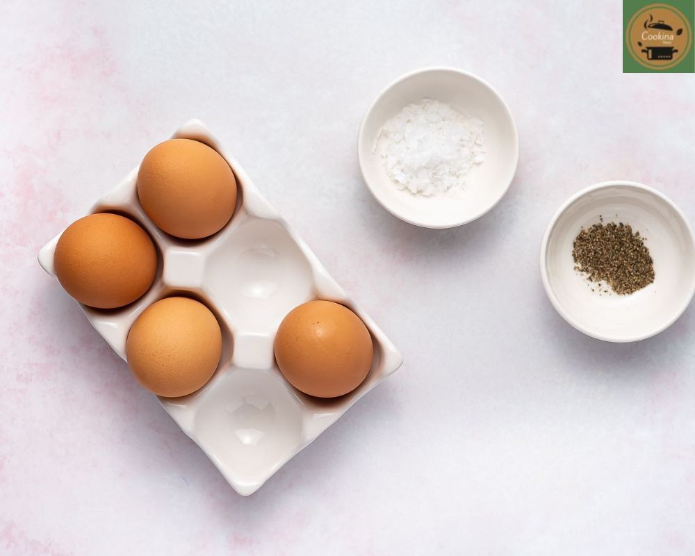 Ingredients For Hard-Boiled Eggs in the Air Fryer
