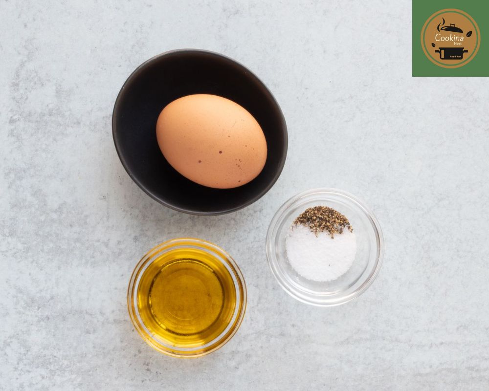 Ingredients For Microwave Fried Eggs
