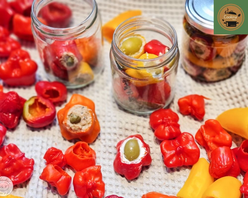 Ingredients For Sweet Peppers Pickled
