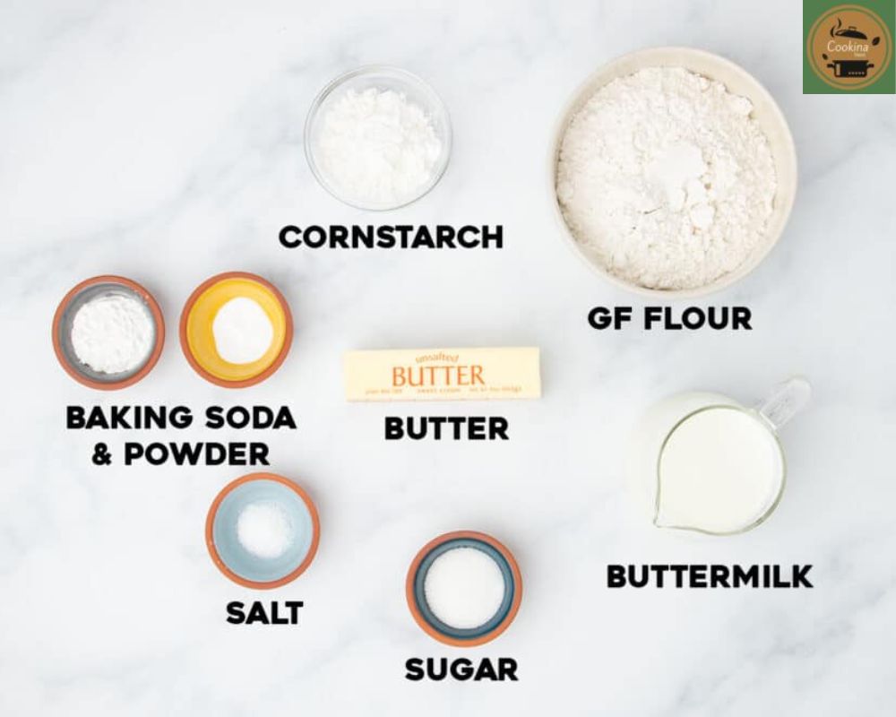 Ingredients for Classic Drop Biscuits