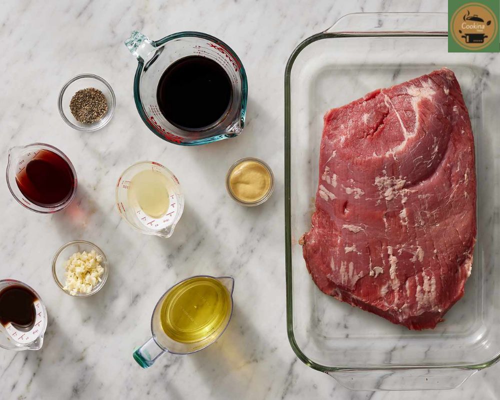 Ingredients for Marinated Flank Steak