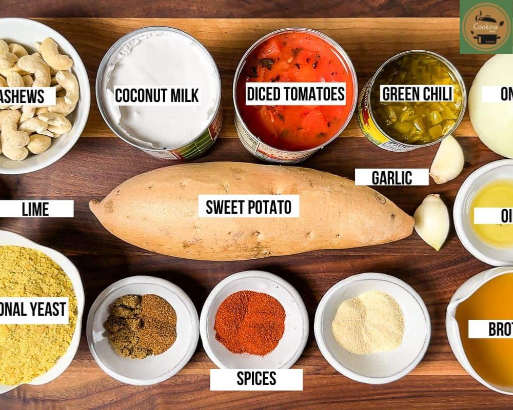 Ingredients for Vegan Queso
