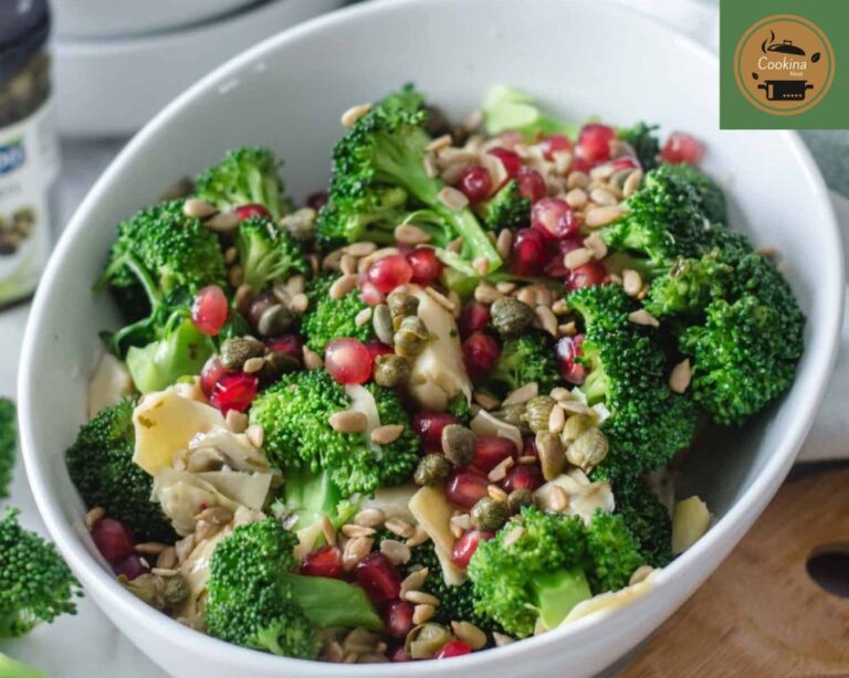 Making Marinated Broccoli Salad