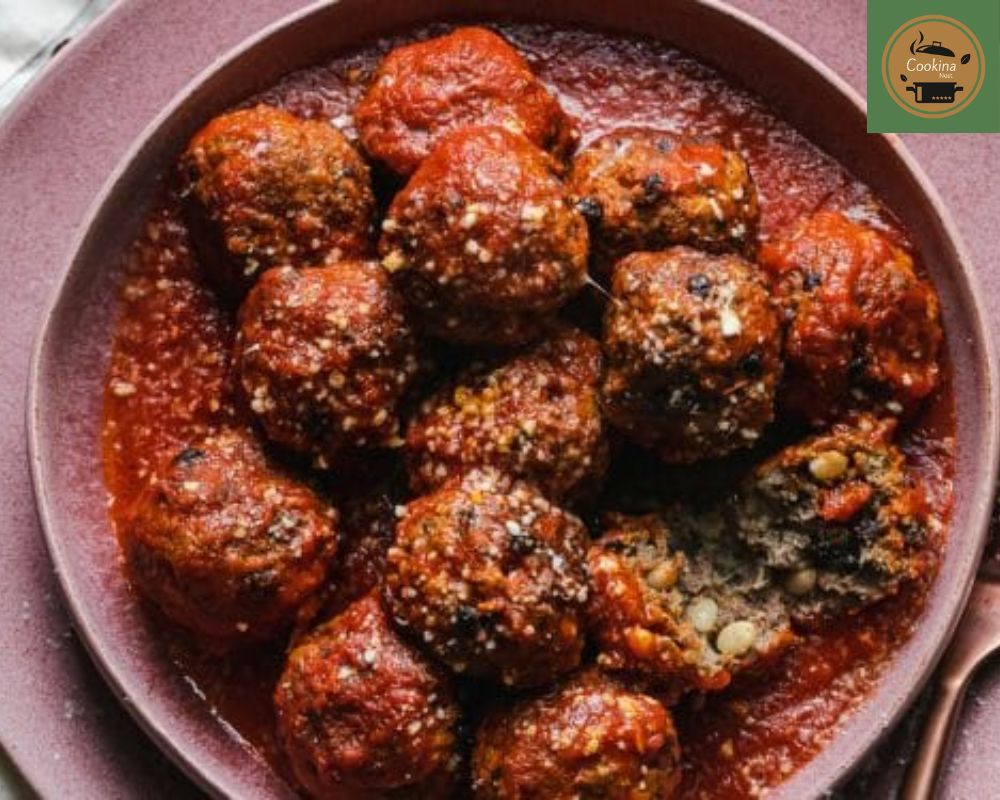 Serving Suggestions Of Sicilian Meatballs