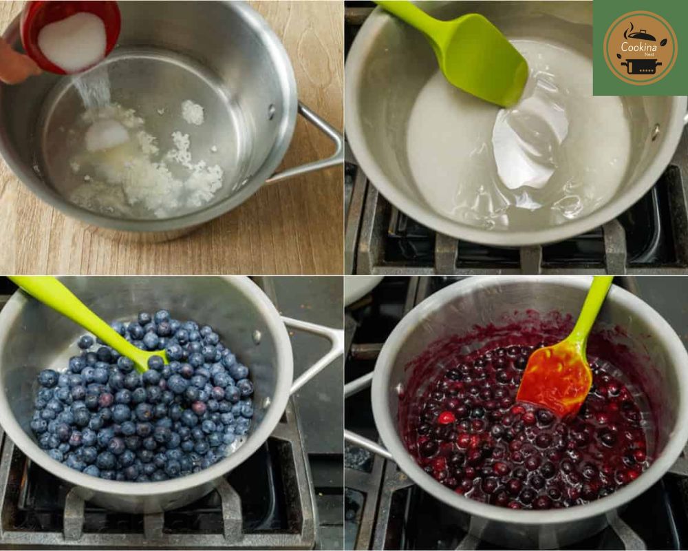 Step By Step Blueberry Glaze Recipe