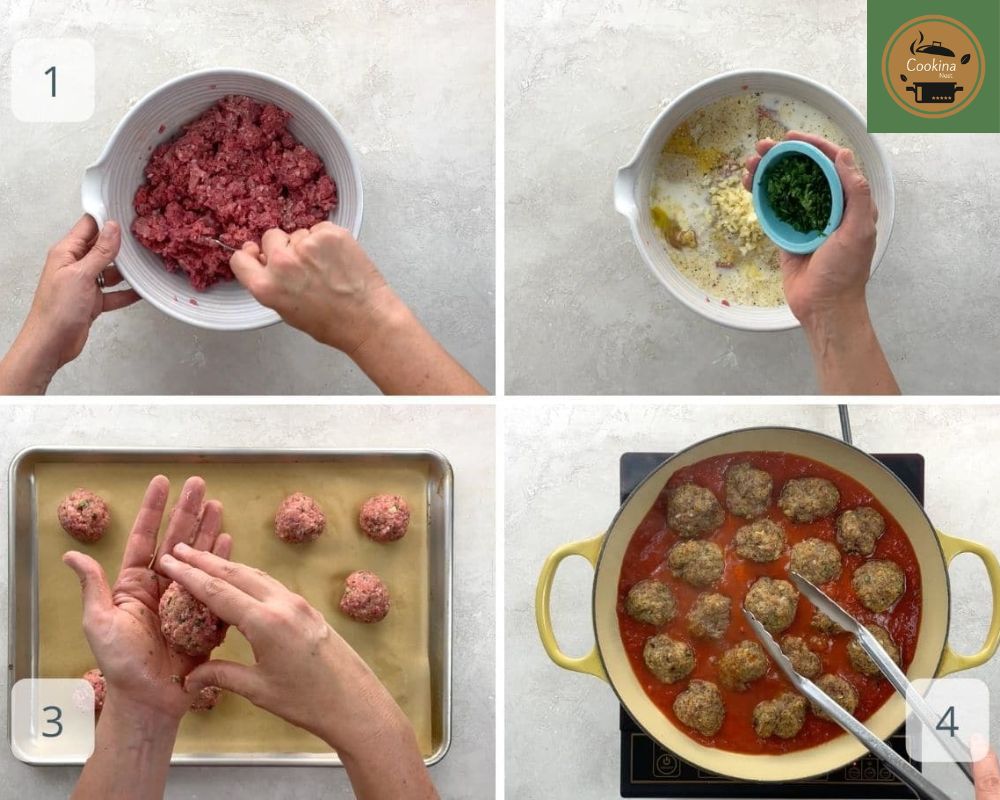 Step By Step Sicilian Meatballs Recipe
