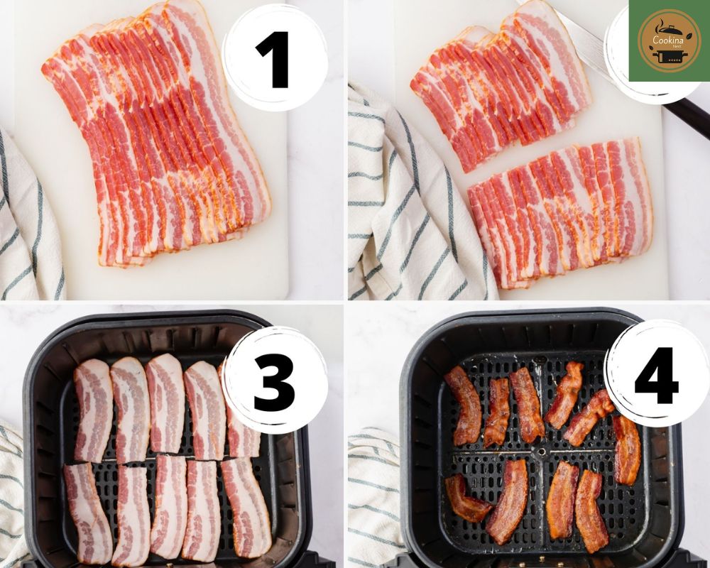 Step by Step Crispy Air Fryer Bacon Recipe