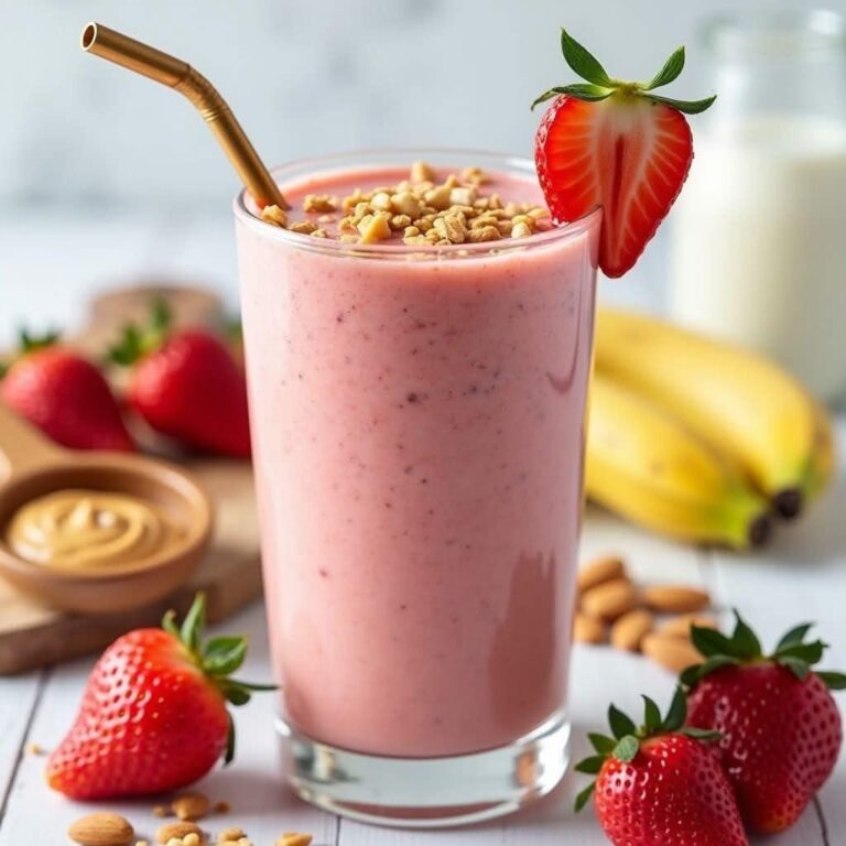 Strawberry Nut Smoothie