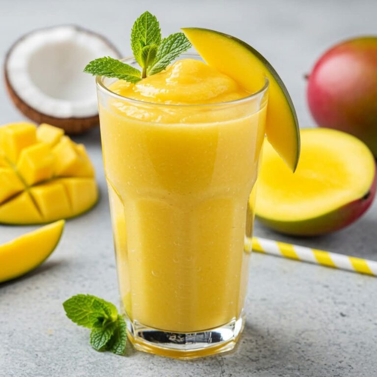 Creamy Mango Coconut Smoothie