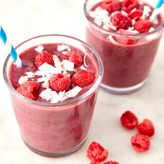 Raspberry Coconut Smoothie