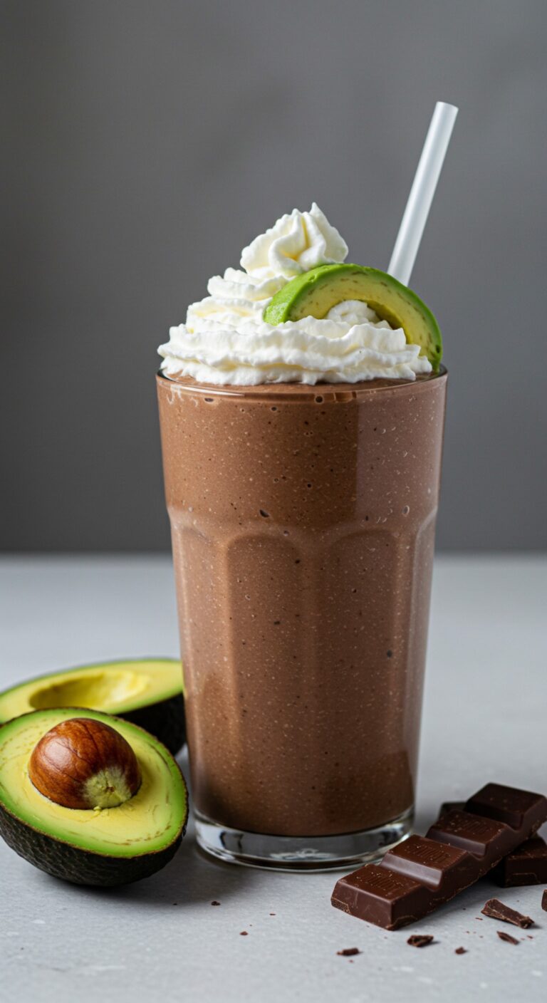 Chocolate Avocado Bliss Smoothie