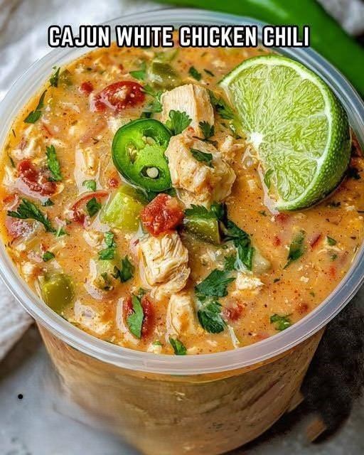 Cajun White Chicken Chili