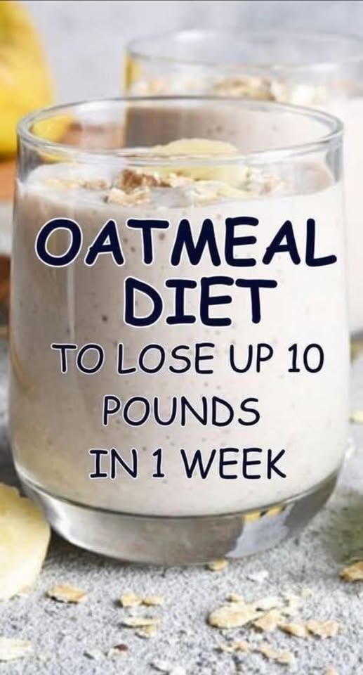 7-Day Oatmeal Diet Meal Plan for 10-Pound Weight Loss