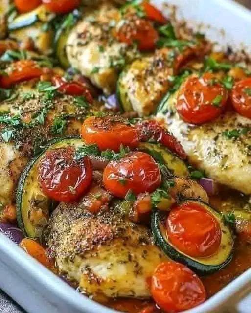 Chicken Zucchini Bake