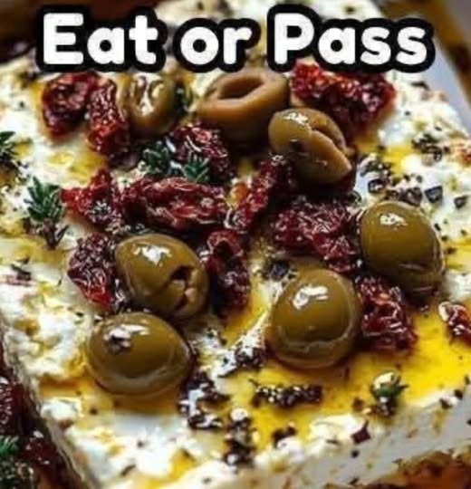 Mediterranean Baked Feta with Olives and Sun-Dried Tomatoes
