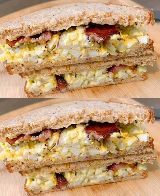 Bacon Egg Salad Sandwich
