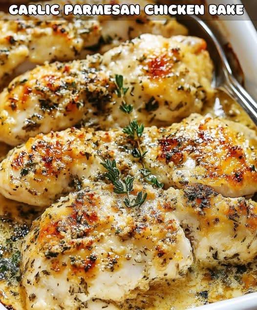 Garlic Parmesan Chicken Bake