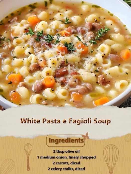 White Pasta e Fagioli Soup