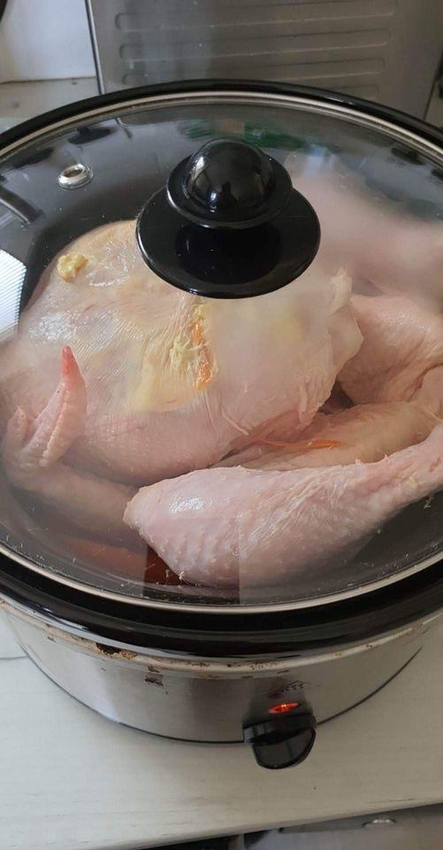 Slow Cooker Whole Chicken