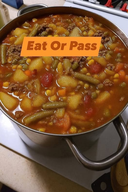 Hearty Crock Pot Cowboy Soup (Hamburger Soup)