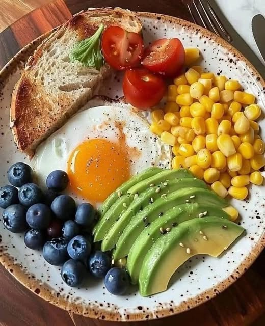 Sunny Avocado Breakfast Plate
