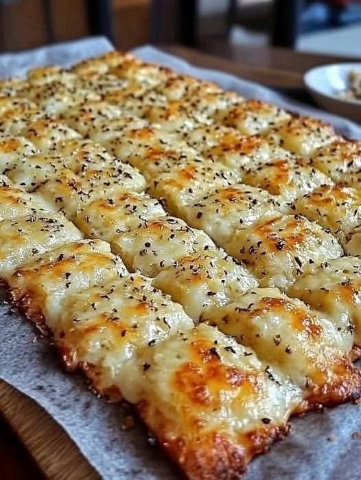 Cheesy Garlic Breadsticks