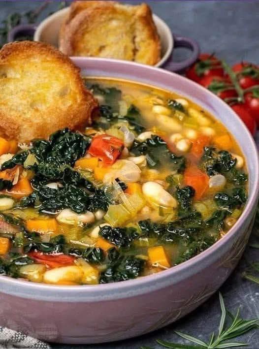 Tuscan White Bean Soup Recipe