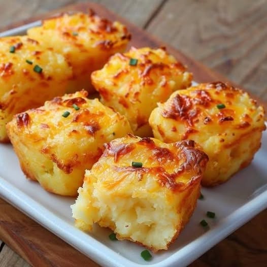 Cheesy Mashed Potato Puffs