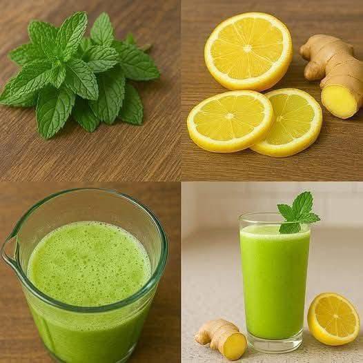 Mint, Lemon & Ginger Juice