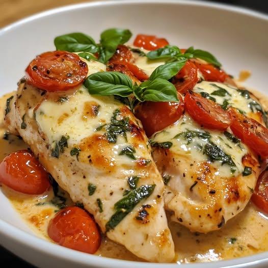 Tuscan Dream: Mozzarella Chicken Bliss