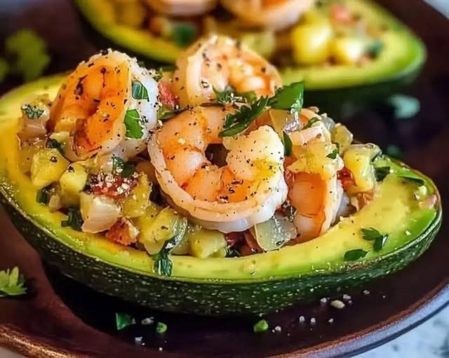 Shrimp Stuffed Avocados