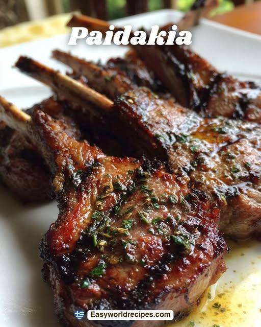 Paidakia – Juicy Greek-Style Grilled Lamb Chops