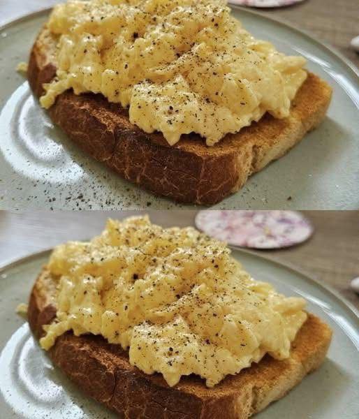 Scrambled Eggs on Toast