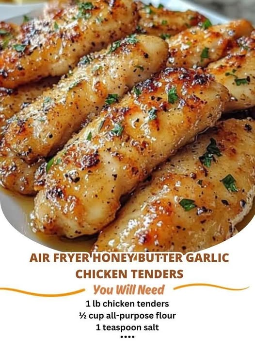 Air Fryer Honey Butter Garlic Chicken Tenders