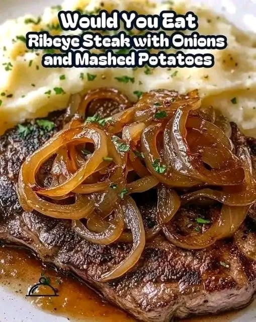 Caramelized Ribeye Steak with Creamy Mashed Potatoes