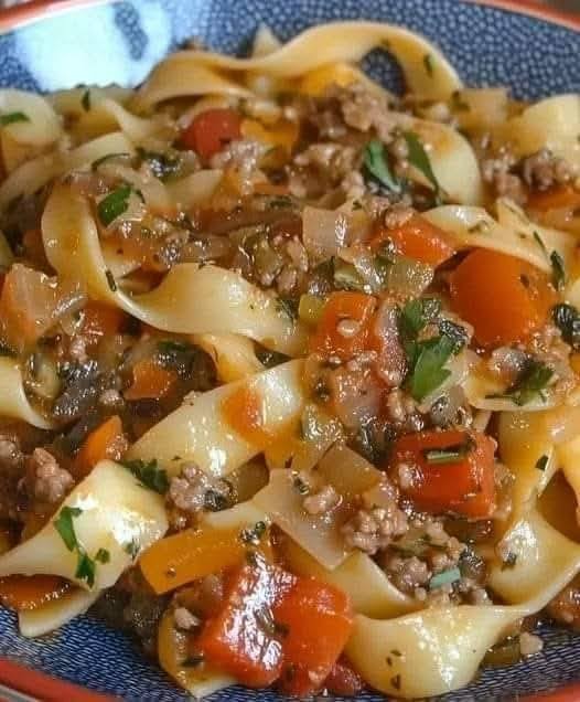 Italian Drunken Noodles Recipe