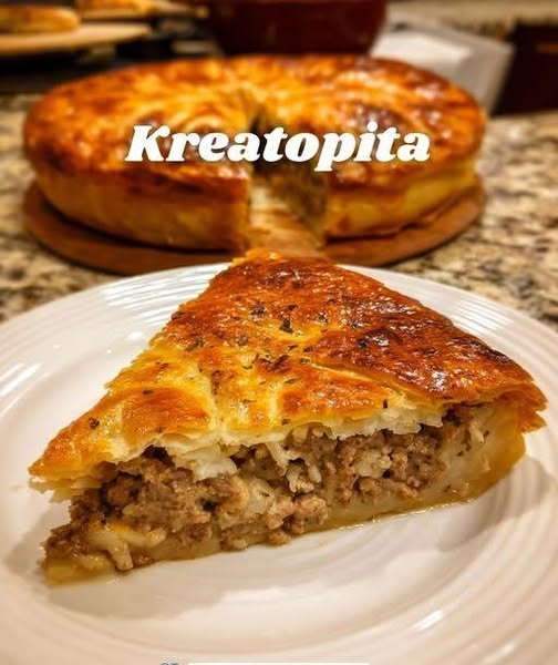 Kreatopita (Greek Meat Pie)