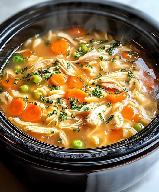 Crockpot Chicken Noodle Soup