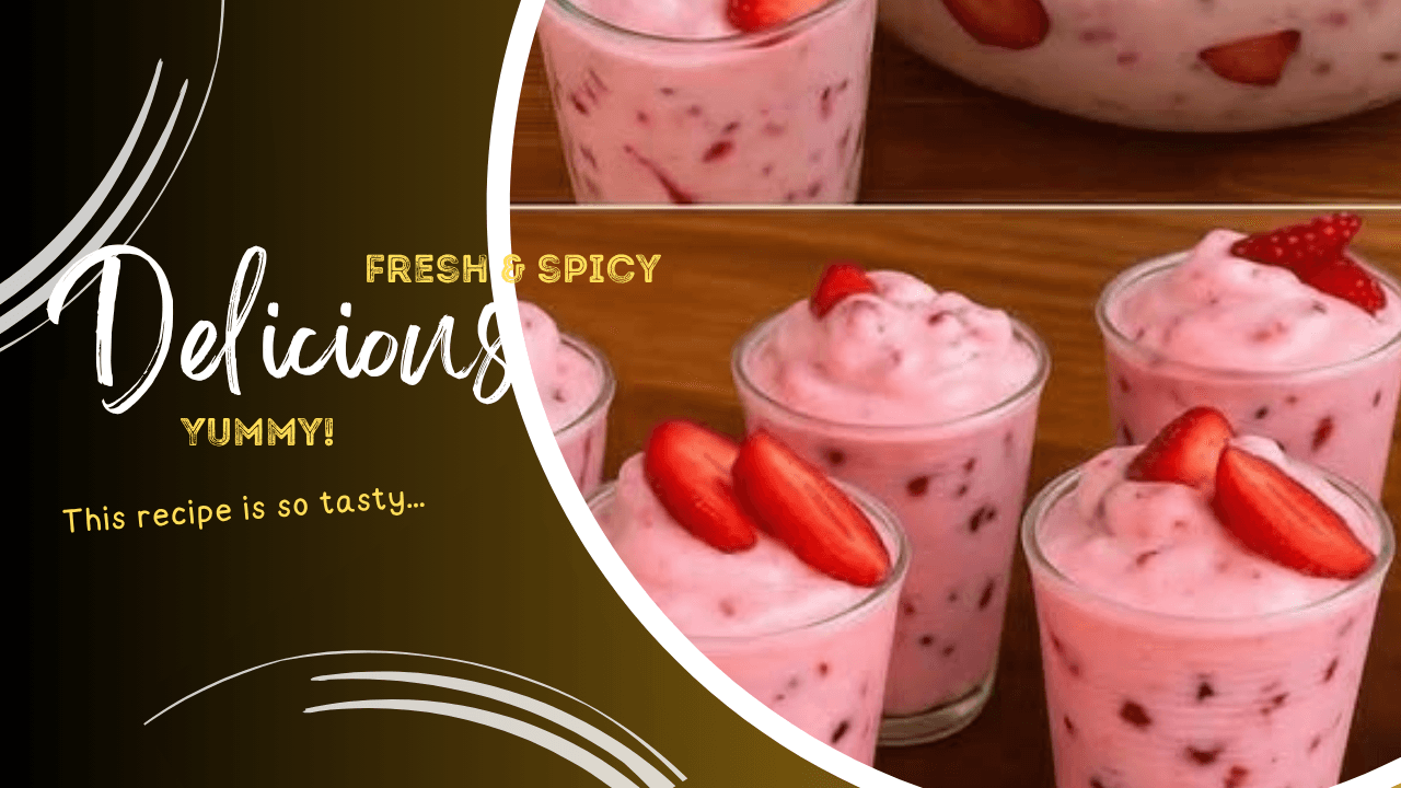 Strawberry Dessert to Prepare in 2 Minutes