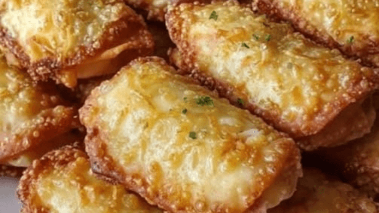 Crispy Ham and Cheese Egg Rolls