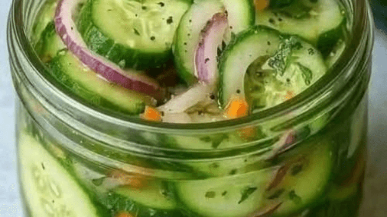 Fresh Pickled Cucumber Salad Recipe