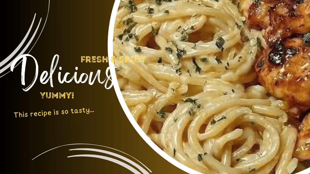 Lemon Garlic Butter Chicken with Creamy Parmesan Pasta