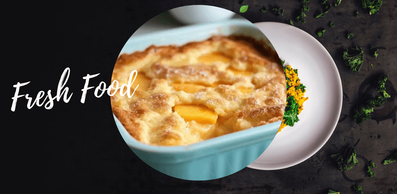 3-Ingredient Magic Peach Cobbler